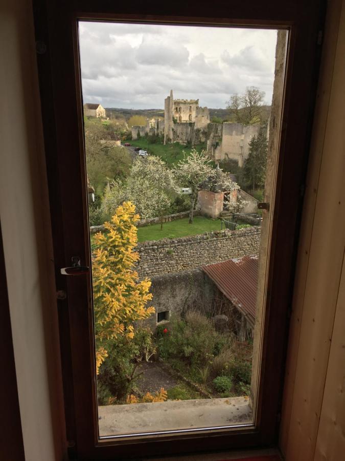 Chez Fred Avec Vue Sur Le Chateau Angles-sur-l'Anglin Bagian luar foto